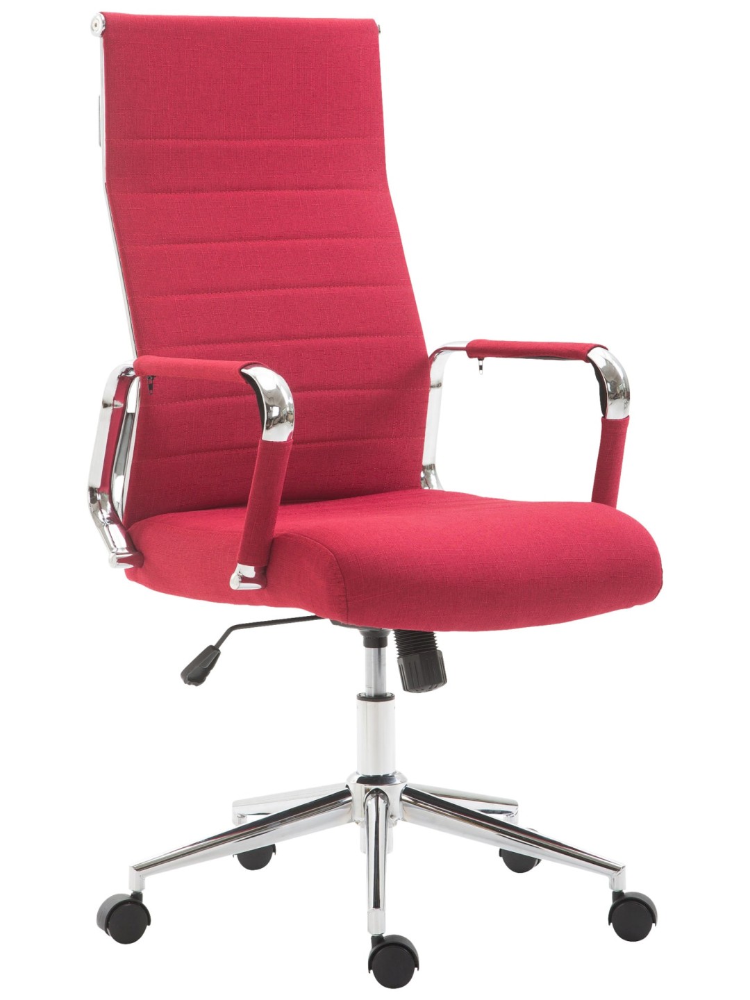 Silla de oficina Columbus tela, rojo