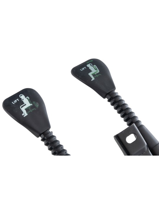 Asiento de silla de oficina 2, negro