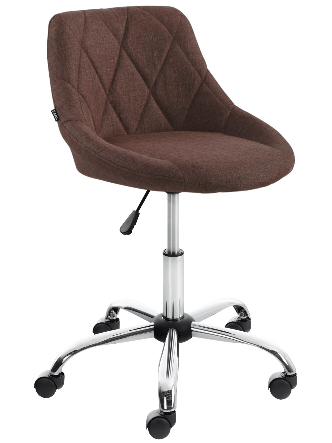 Taburete de trabajo tela Lazio, marrón