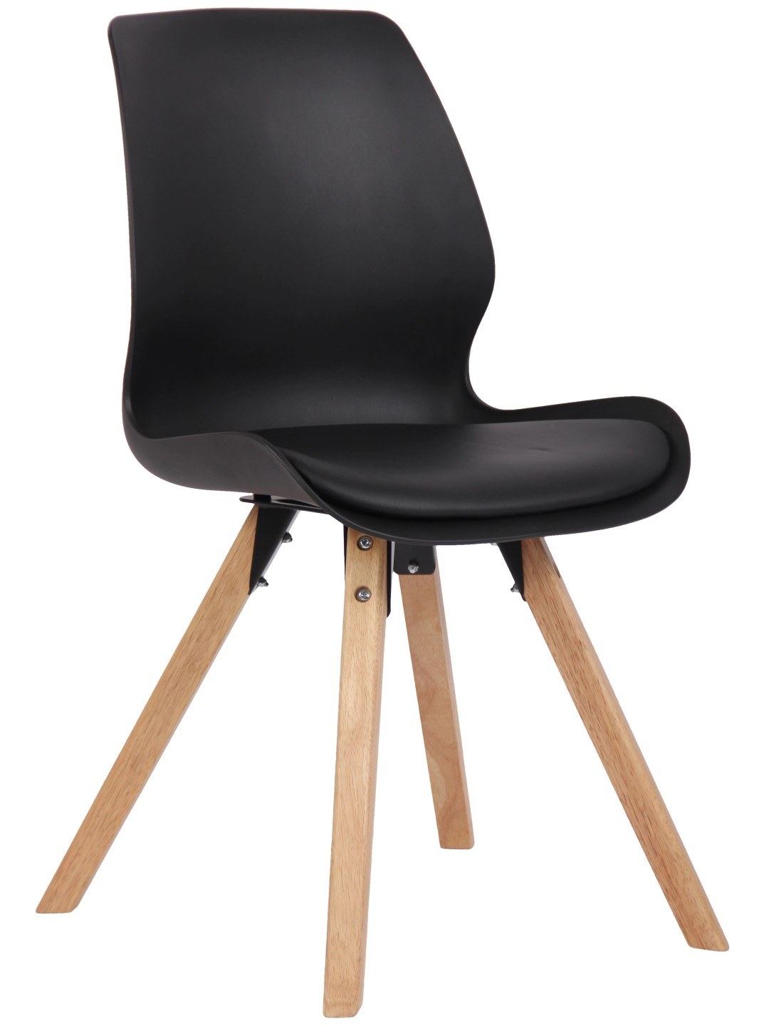 Silla Luna plastico, negro