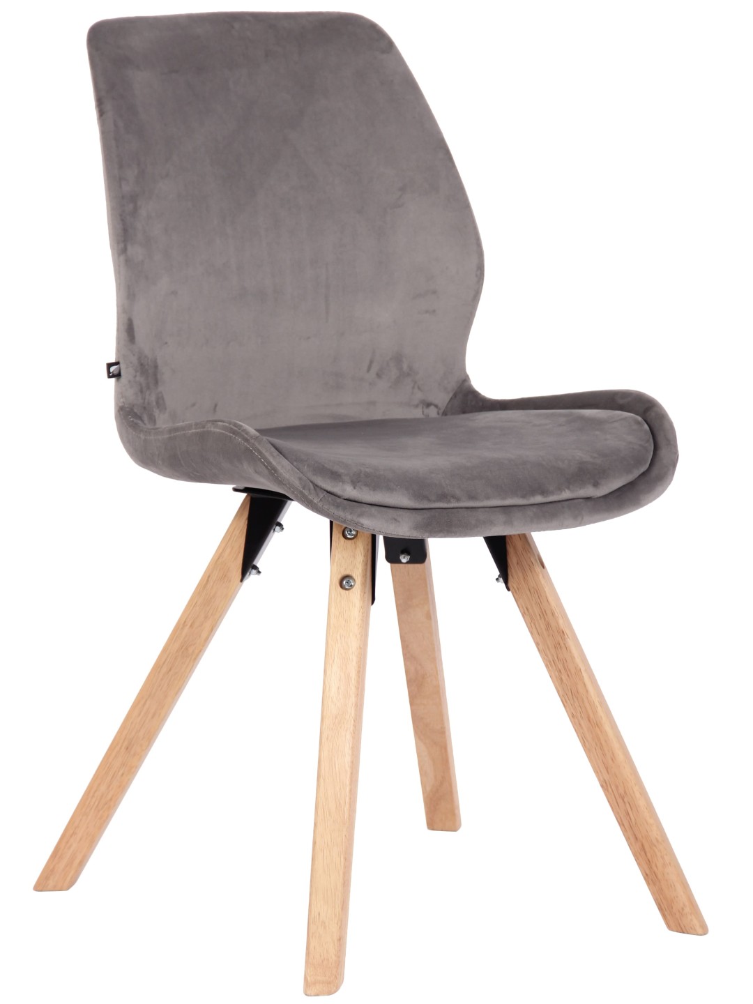 Silla Luna Terciopelo, gris