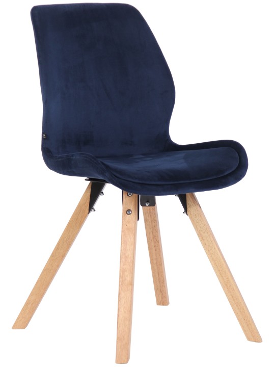 Silla Luna Terciopelo, azul Silla Luna Terciopelo, azul