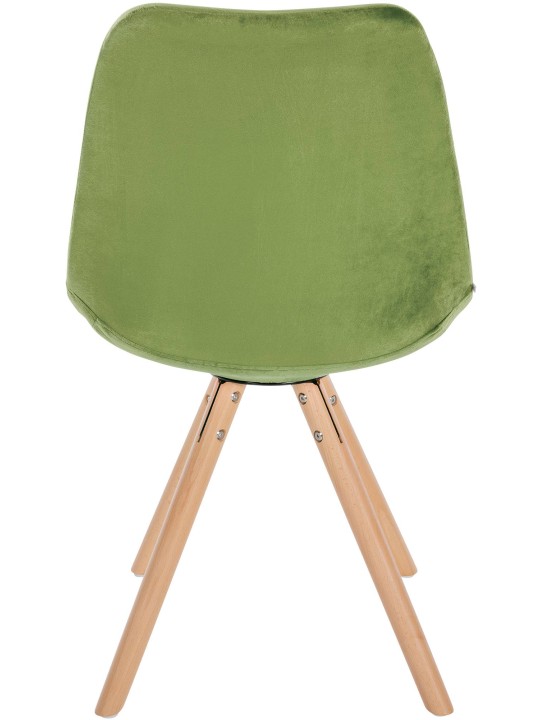 Silla Sofia Terciopelo Redonda, verde claro Silla Sofia Terciopelo Redonda, verde claro