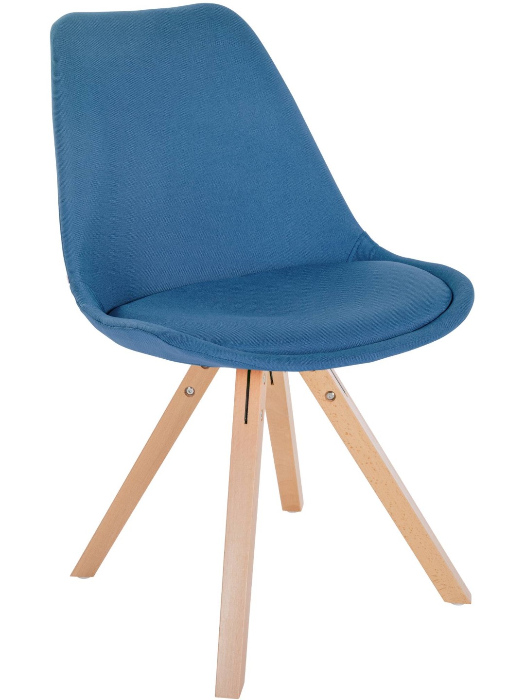 Silla Sofia Tela Cuadrada, azul