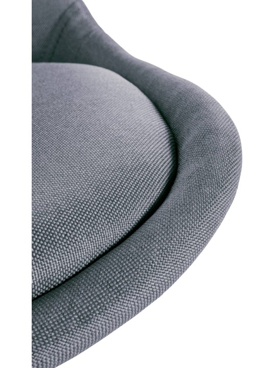 Silla Sofia Tela Cuadrada, gris claro Silla Sofia Tela Cuadrada, gris claro