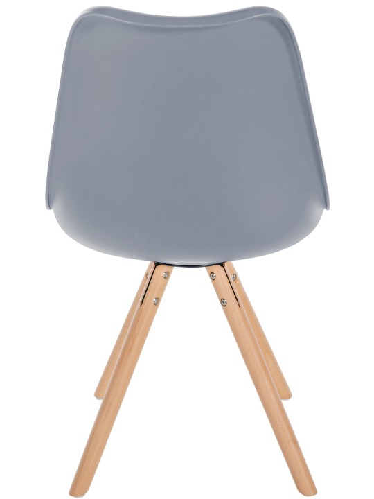 Silla Sofia Plastico Redonda, gris Silla Sofia Plastico Redonda, gris