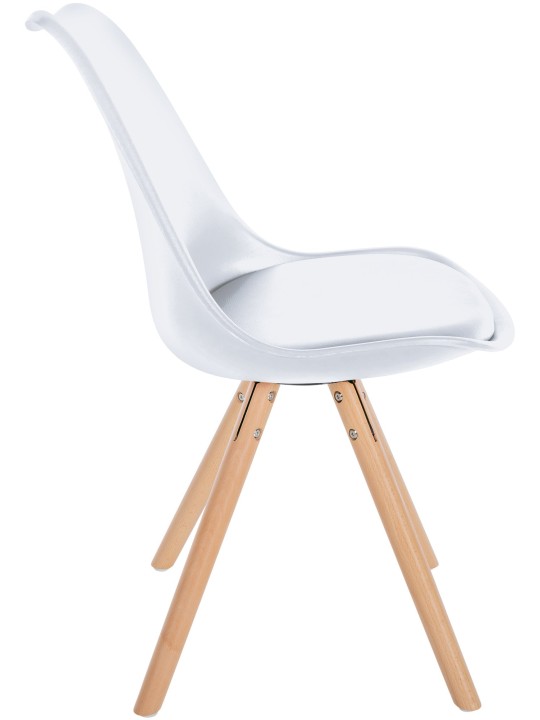 Silla Sofia Plastico Redonda, blanco Silla Sofia Plastico Redonda, blanco