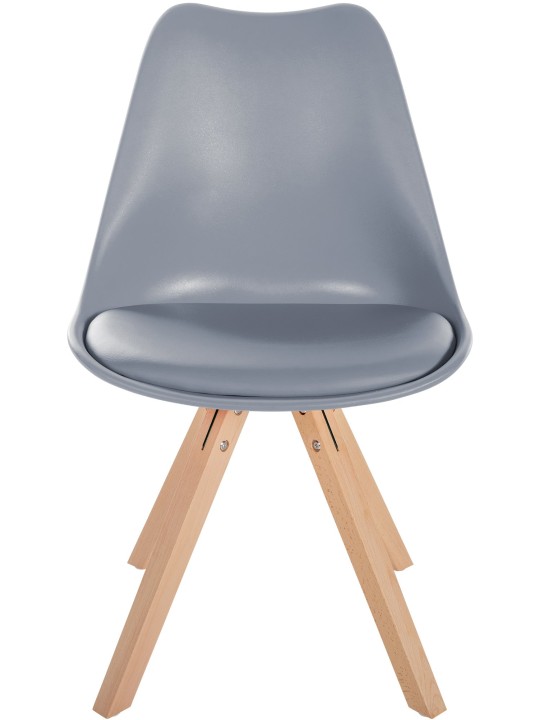 Silla Sofia Plastico Cuadrada, gris Silla Sofia Plastico Cuadrada, gris