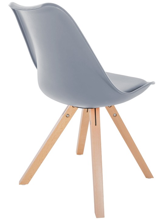 Silla Sofia Plastico Cuadrada, gris Silla Sofia Plastico Cuadrada, gris