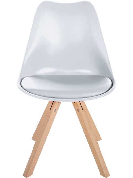 Silla Sofia Plastico Cuadrada, blanco Silla Sofia Plastico Cuadrada, blanco