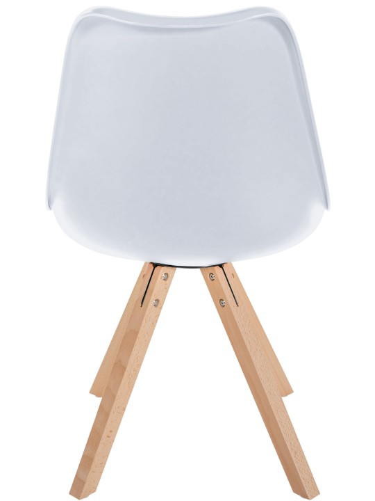 Silla Sofia Plastico Cuadrada, blanco Silla Sofia Plastico Cuadrada, blanco