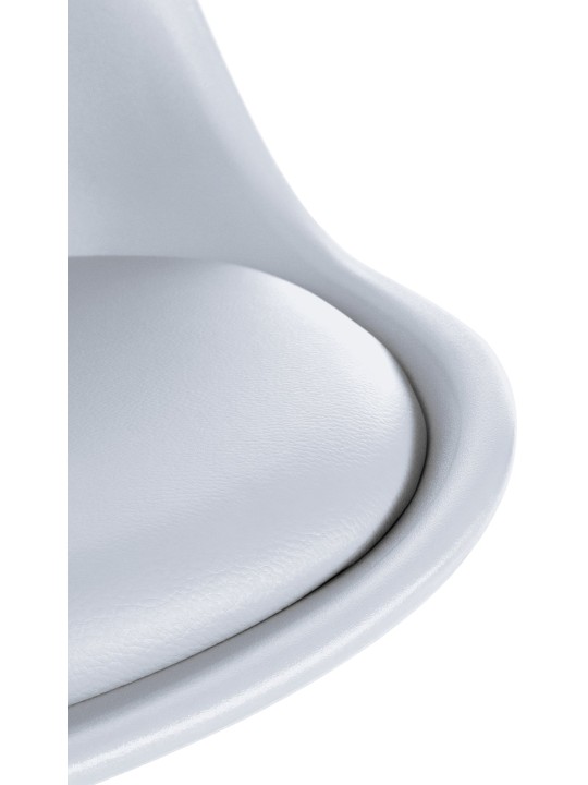 Silla Sofia Plastico Cuadrada, blanco Silla Sofia Plastico Cuadrada, blanco