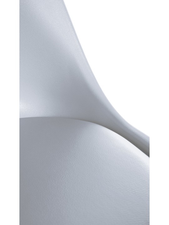 Silla Sofia Plastico Cuadrada, blanco Silla Sofia Plastico Cuadrada, blanco