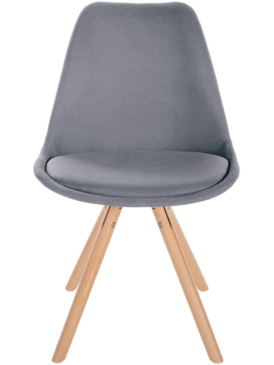 Silla Sofia Tela Redonda, gris claro Silla Sofia Tela Redonda, gris claro