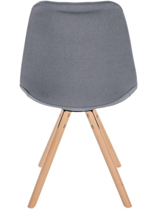 Silla Sofia Tela Redonda, gris claro Silla Sofia Tela Redonda, gris claro