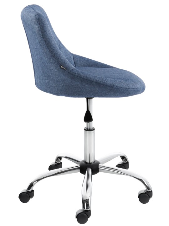 Taburete de trabajo tela Lazio, azul Taburete de trabajo tela Lazio, azul