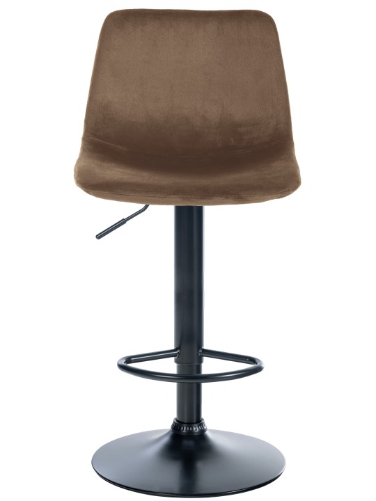 Taburete de bar Divo terciopelo, marrón