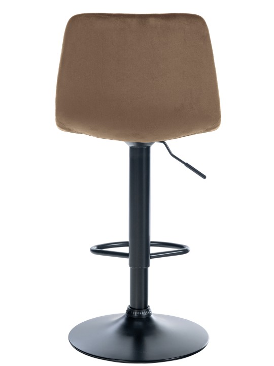Taburete de bar Divo terciopelo, marrón