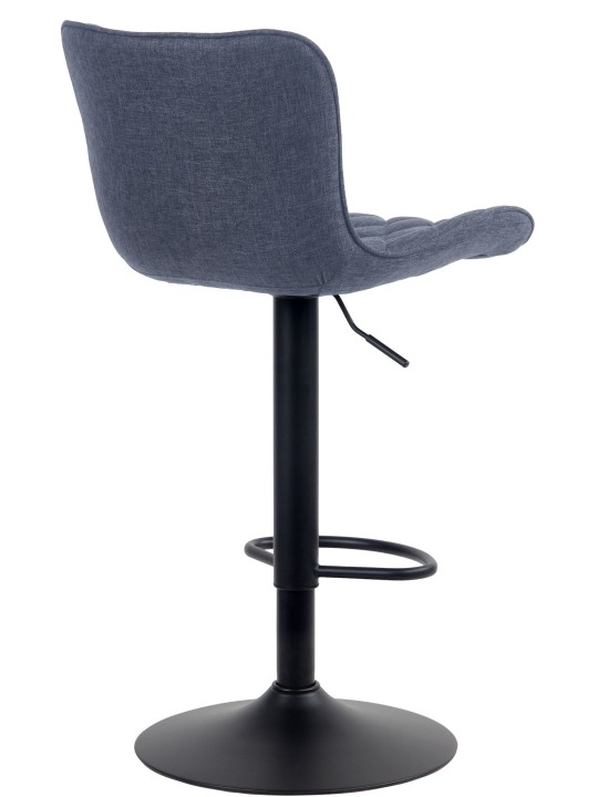 Taburete de bar Emma tela, azul Taburete de bar Emma tela, azul