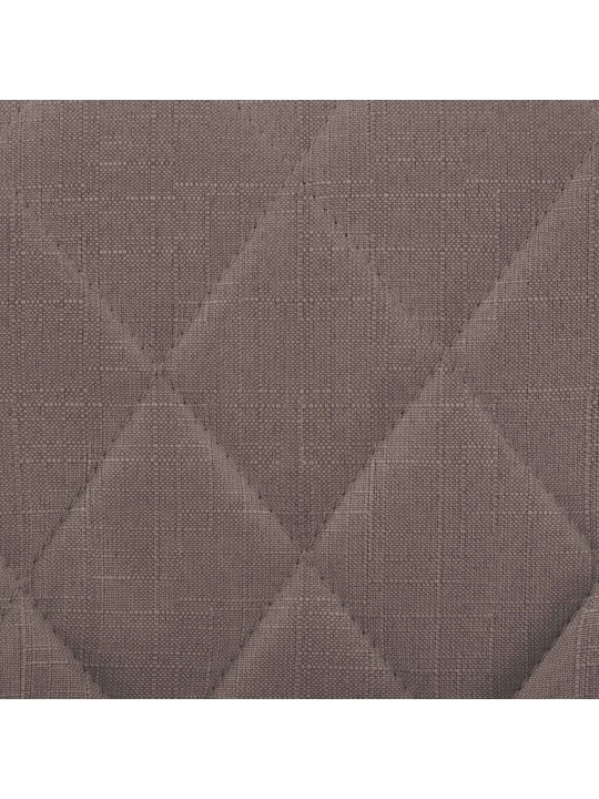 Taburete de bar Lazio tela cromo, taupe