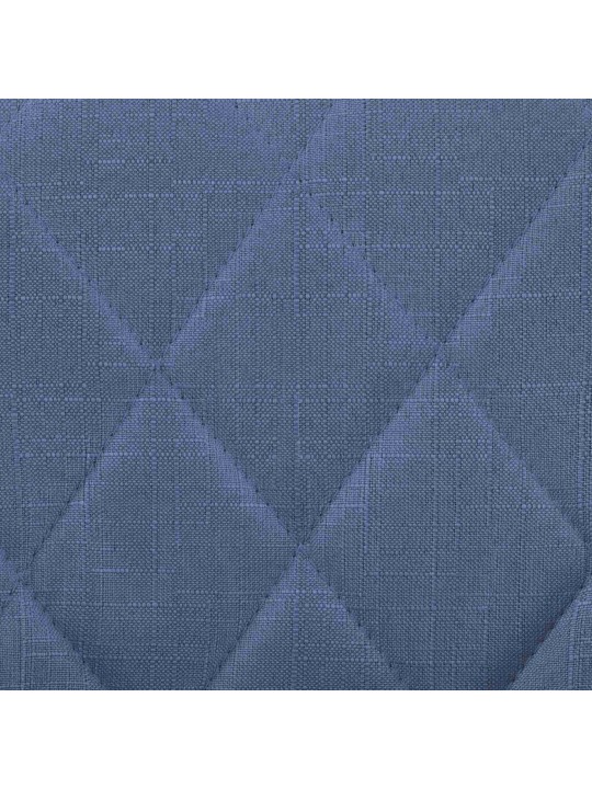 Taburete de bar Lazio tela, azul