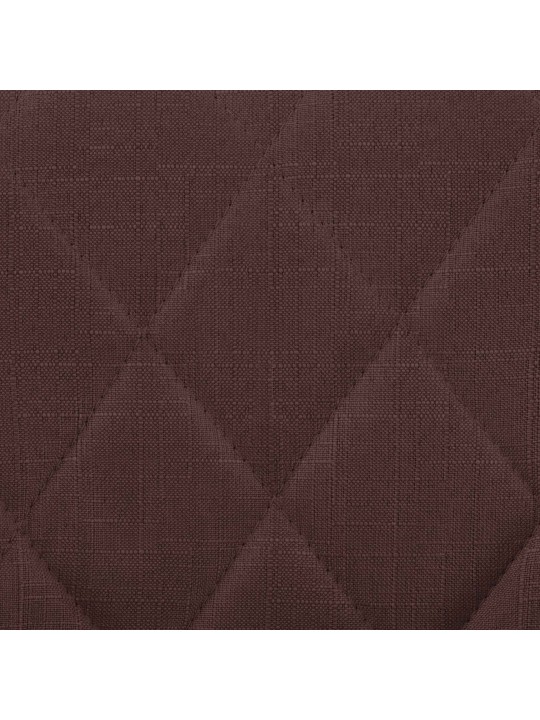 Taburete de bar Lazio tela, marrón