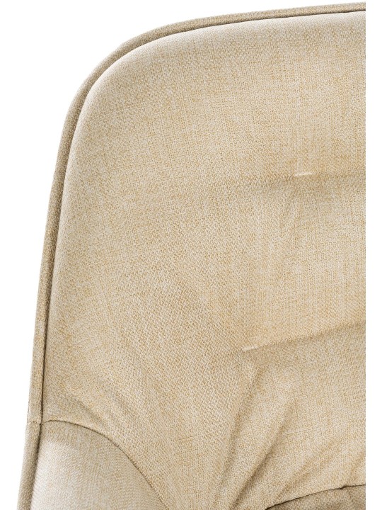 Taburete de bar Gibson tela, crema