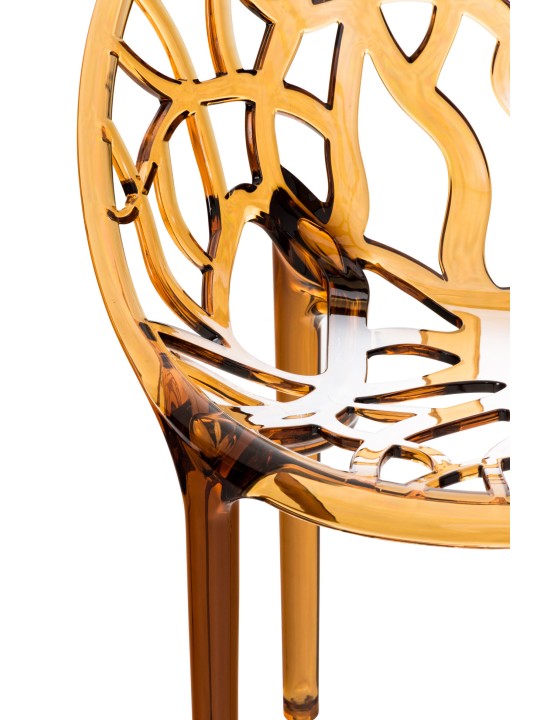 Silla apilable CRYSTAL, ámbar Silla apilable CRYSTAL, ámbar