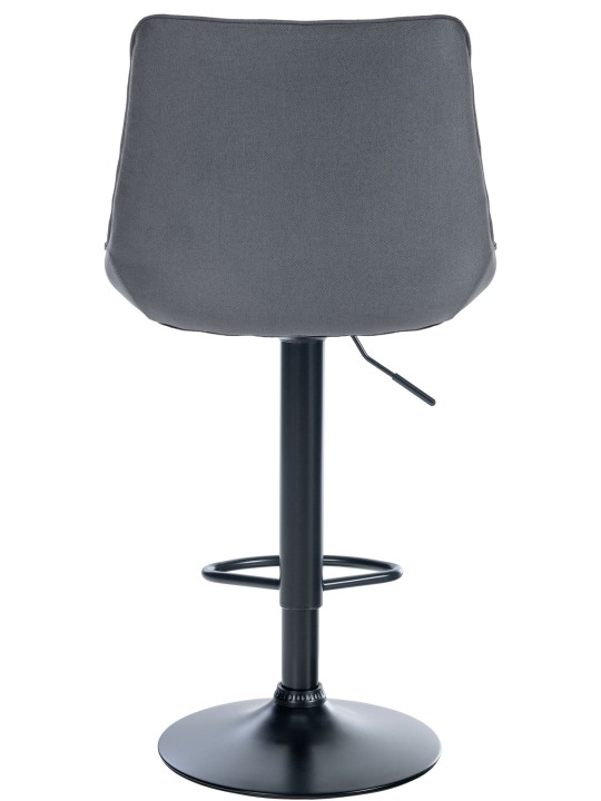 Taburete de bar Toni tela, gris Taburete de bar Toni tela, gris