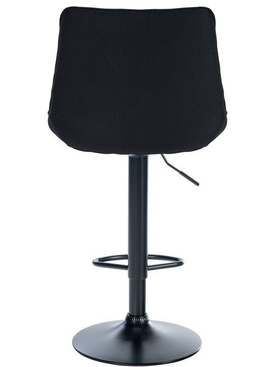 Taburete de bar Toni tela, negro Taburete de bar Toni tela, negro