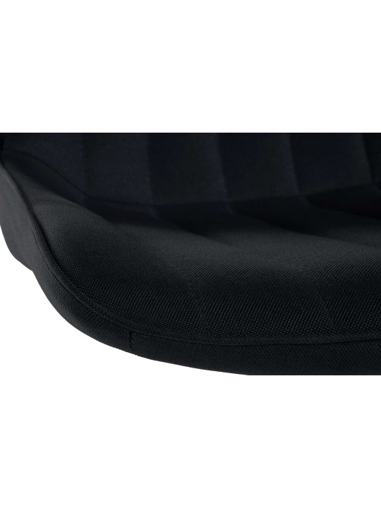 Taburete de bar Toni tela, negro Taburete de bar Toni tela, negro