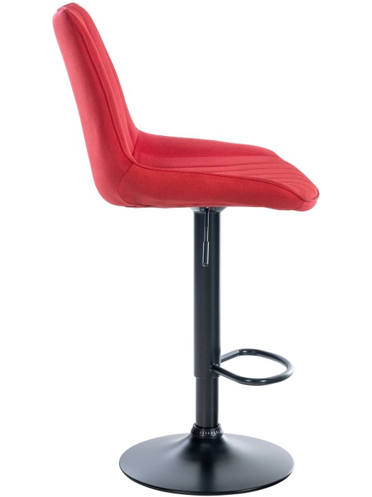 Taburete de bar Toni tela, rojo Taburete de bar Toni tela, rojo