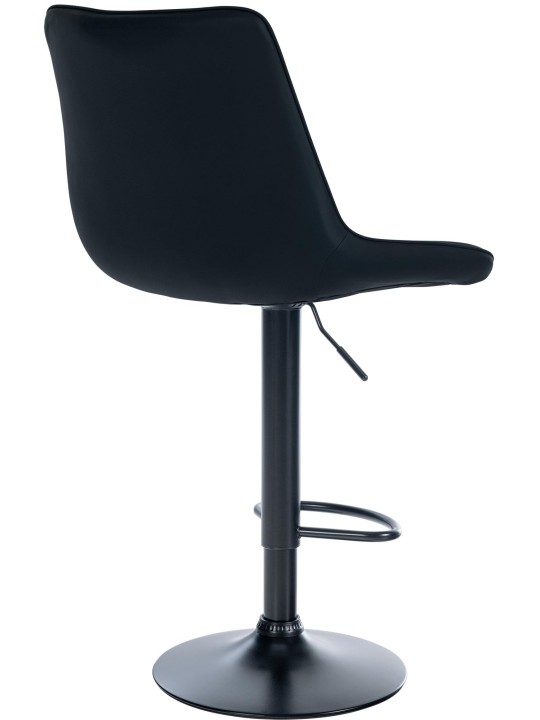 Taburete de bar Toni símil piel, negro Taburete de bar Toni símil piel, negro