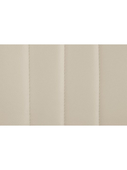 Taburete de bar Toni polipiel cromado, crema