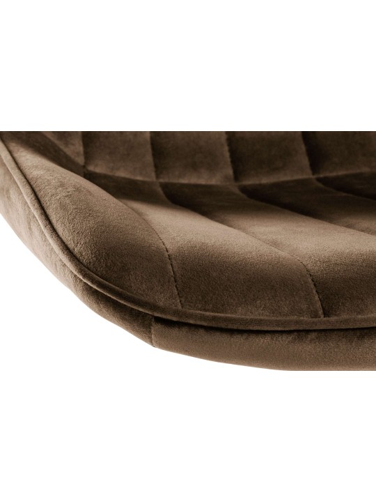 Taburete de bar Toni terciopelo, marrón Taburete de bar Toni terciopelo, marrón