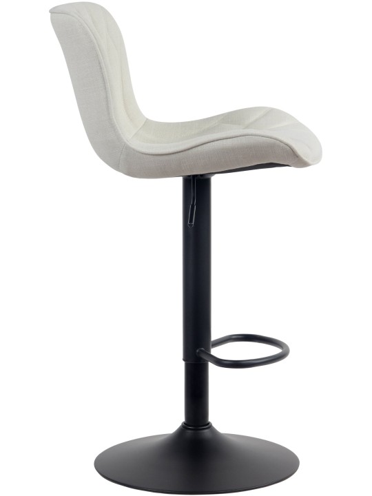 Taburete de bar Linus tela, crema Taburete de bar Linus tela, crema
