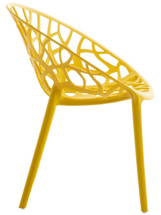 Conjunto de 4 sillas Esperanza, amarillo Conjunto de 4 sillas Esperanza, amarillo