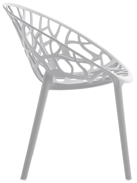 Conjunto de 4 sillas Esperanza, gris claro Conjunto de 4 sillas Esperanza, gris claro