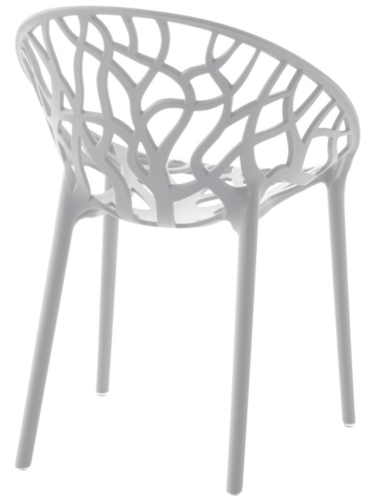 Conjunto de 4 sillas Esperanza, gris claro Conjunto de 4 sillas Esperanza, gris claro