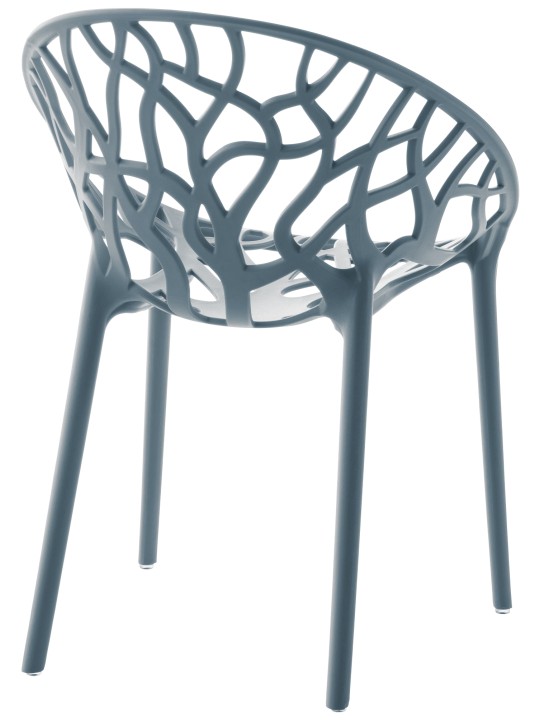 Conjunto de 4 sillas Esperanza, gris Conjunto de 4 sillas Esperanza, gris