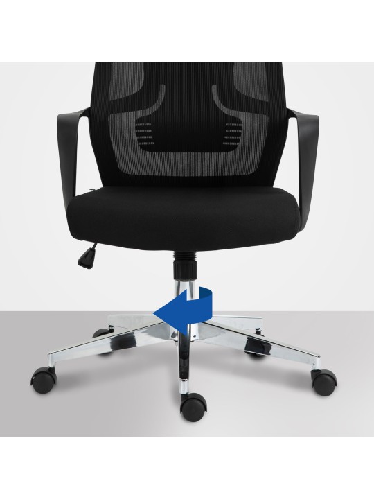 Silla de oficina Kanab, negro