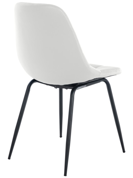 Silla Tom símil piel, blanco Silla Tom símil piel, blanco