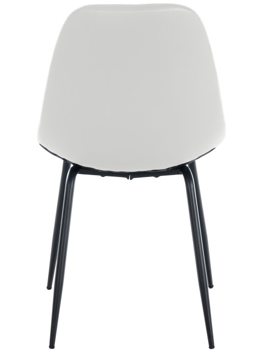 Silla Tom símil piel, blanco Silla Tom símil piel, blanco