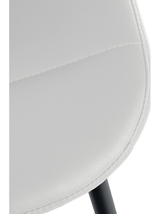 Silla Tom símil piel, blanco Silla Tom símil piel, blanco