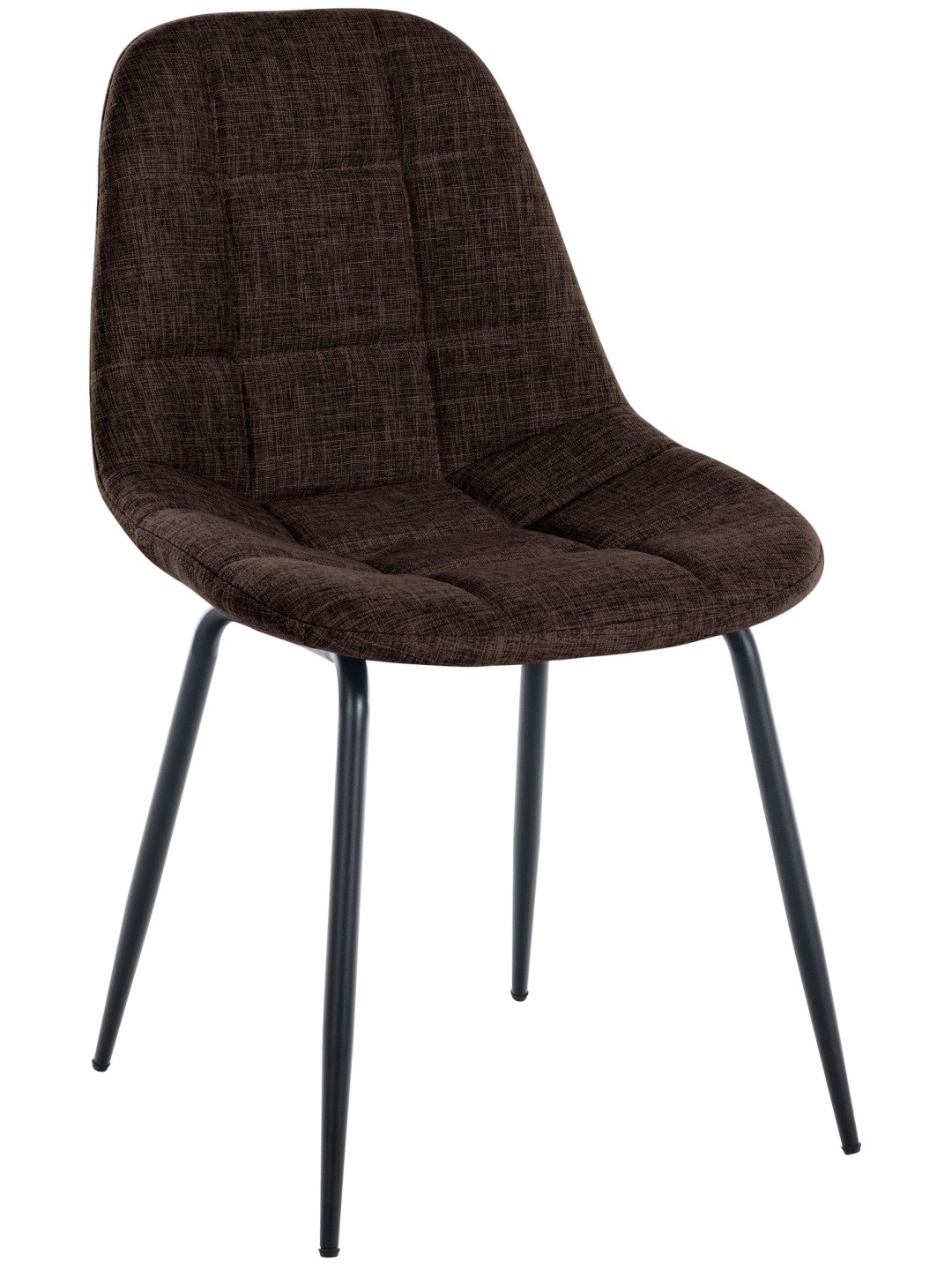 Silla Tom tela, marrón