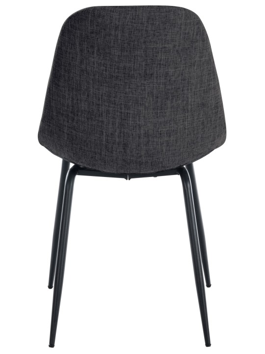 Silla Tom tela, gris oscuro Silla Tom tela, gris oscuro