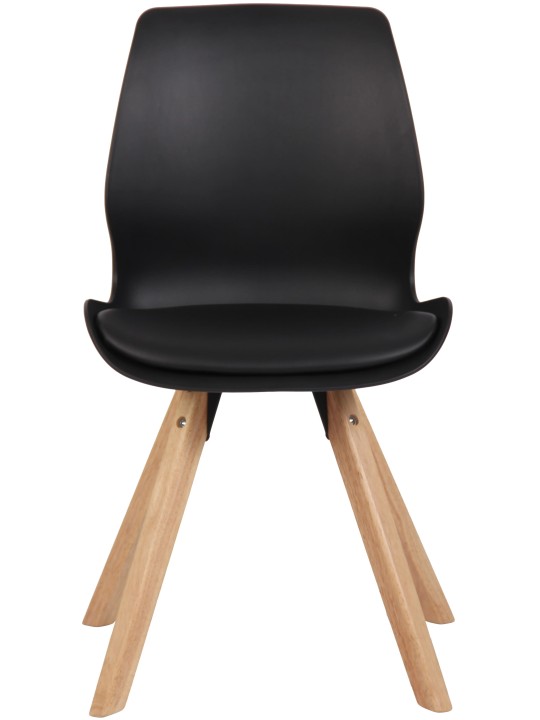 Silla Luna plastico, negro