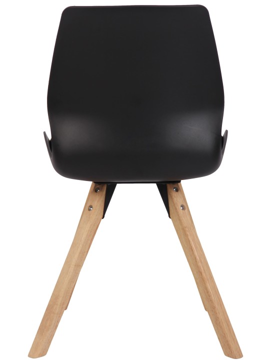 Silla Luna plastico, negro