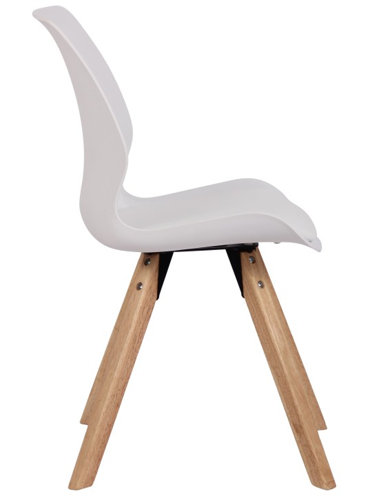 Silla Luna plastico, blanco