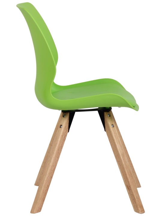 Silla Luna plastico, verde Silla Luna plastico, verde